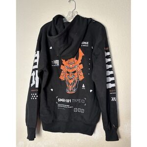 Fabric of the Universe Hoodie Techwear Graphic Cyberpunk Streetwear Size M